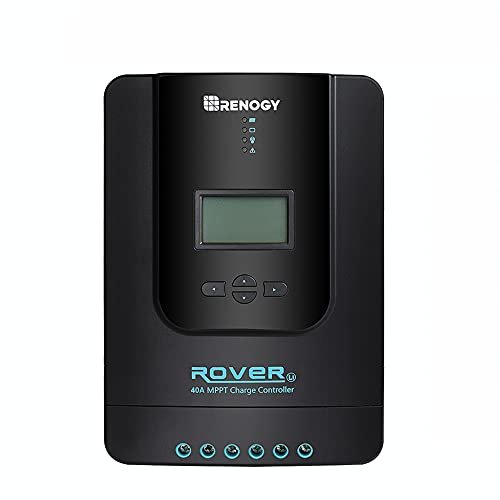 Renogy Rover 40A MPPT solar charge controller with LCD display