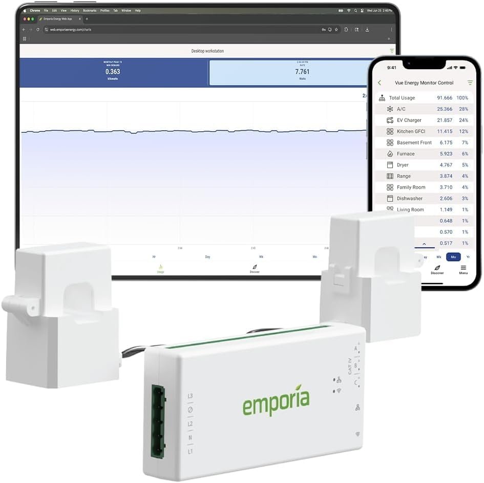 Emporia Vue 3 home energy monitor