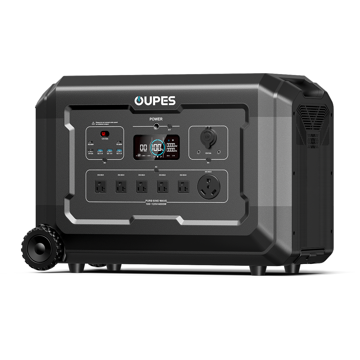 OUPES Mega 5 solar generator kit for home backup