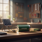 best 12v deep cycle battery for solar on workshop bench